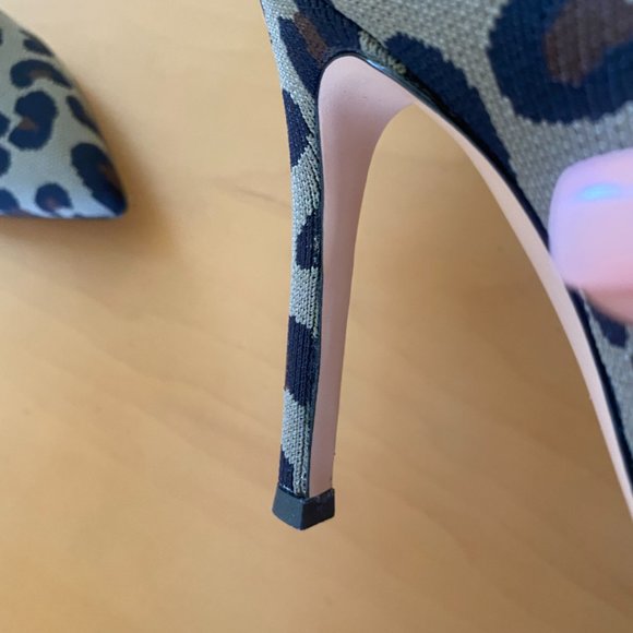 Gianvito Rossi Sauvage Leopard Knit Sock Boot - Picture 8 of 8